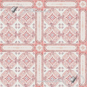 Textures   -   ARCHITECTURE   -   TILES INTERIOR   -   Ornate tiles   -  Geometric patterns - Ceramic floor tile geometric patterns texture seamless 18878
