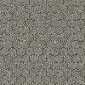 Textures   -   ARCHITECTURE   -   PAVING OUTDOOR   -  Hexagonal - Concrete paving outdoor hexagonal texture seamless 06001