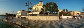 Textures   -   BACKGROUNDS &amp; LANDSCAPES   -  CITY &amp; TOWNS - Italy garda lake lazise city landscape texture 17530