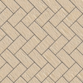 Textures   -   ARCHITECTURE   -   PAVING OUTDOOR   -   Pavers stone   -  Herringbone - Stone paving outdoor herringbone texture seamless 06527