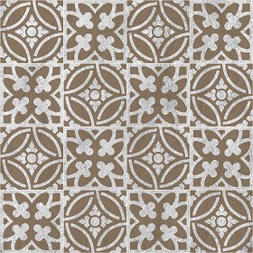 Textures   -   ARCHITECTURE   -   TILES INTERIOR   -   Cement - Encaustic   -  Victorian - Victorian cement floor tile texture seamless 13674