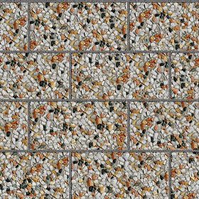 Textures   -   ARCHITECTURE   -   PAVING OUTDOOR   -  Washed gravel - Washed gravel paving outdoor texture seamless 17870