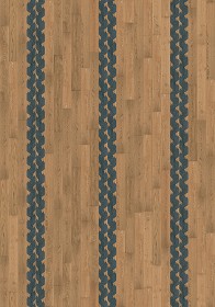 Textures   -   ARCHITECTURE   -   WOOD FLOORS   -  Decorated - Parquet decorated texture seamless 04645