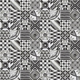 Textures   -   ARCHITECTURE   -   TILES INTERIOR   -   Ornate tiles   -  Patchwork - Patchwork tile texture seamless 16608
