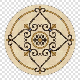 Textures   -   ARCHITECTURE   -   TILES INTERIOR   -   Water Jet   -  Medallions - Water jet medallion texture 17070