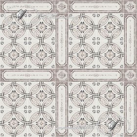 Textures   -   ARCHITECTURE   -   TILES INTERIOR   -   Ornate tiles   -  Geometric patterns - Ceramic floor tile geometric patterns texture seamless 18882