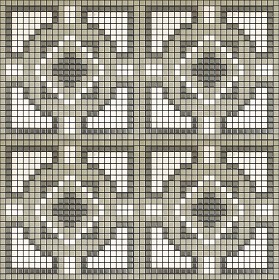 Textures   -   ARCHITECTURE   -   TILES INTERIOR   -   Mosaico   -   Classic format   -  Patterned - Mosaico patterned tiles texture seamless 15049