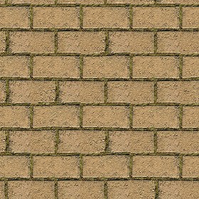 Textures   -   ARCHITECTURE   -   STONES WALLS   -  Stone blocks - Tufo wall stone with regular blocks texture seamless 08318