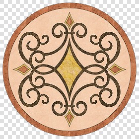 Textures   -   ARCHITECTURE   -   TILES INTERIOR   -   Water Jet   -  Medallions - Water jet medallion texture 17075
