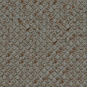 Textures   -   MATERIALS   -   METALS   -  Plates - Rusty metal plate texture seamless 10599