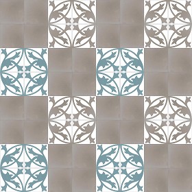 Textures   -   ARCHITECTURE   -   TILES INTERIOR   -   Cement - Encaustic   -  Encaustic - Traditional encaustic cement ornate tile texture seamless 13461