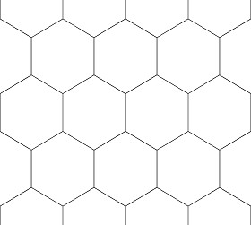Textures   -   ARCHITECTURE   -   TILES INTERIOR   -   Hexagonal mixed  - Concrete hexagonal tile texture seamless 18116 - Bump
