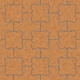 Textures   -   ARCHITECTURE   -   PAVING OUTDOOR   -   Terracotta   -  Blocks mixed - Paving cotto mixed size texture seamless 06595