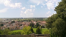 Textures   -   BACKGROUNDS &amp; LANDSCAPES   -  CITY &amp; TOWNS - Brescia italy city landscape 17595