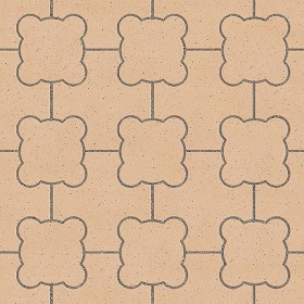 Textures   -   ARCHITECTURE   -   PAVING OUTDOOR   -   Terracotta   -  Blocks mixed - Paving cotto mixed size texture seamless 06597