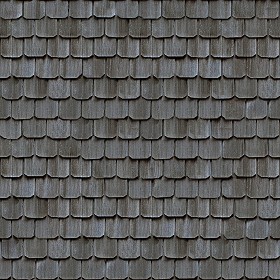 Textures   -   ARCHITECTURE   -   ROOFINGS   -  Shingles wood - Wood shingle roof texture seamless 03808