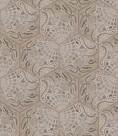 Textures   -   ARCHITECTURE   -   TILES INTERIOR   -  Hexagonal mixed - Concrete hexagonal tile texture seamless 20289