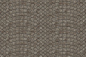 Textures   -   ARCHITECTURE   -   ROADS   -   Paving streets   -  Damaged cobble - Dirt street paving cobblestone texture seamless 07474