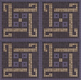 Textures   -   ARCHITECTURE   -   TILES INTERIOR   -   Mosaico   -   Classic format   -  Patterned - Mosaico patterned tiles texture seamless 15057