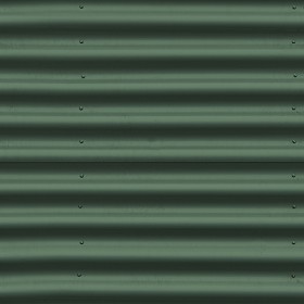 Textures   -   MATERIALS   -   METALS   -  Corrugated - Painted corrugated steel texture seamless 09949