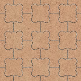 Textures   -   ARCHITECTURE   -   PAVING OUTDOOR   -   Terracotta   -  Blocks mixed - Paving cotto mixed size texture seamless 06598
