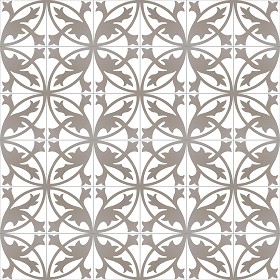 Textures   -   ARCHITECTURE   -   TILES INTERIOR   -   Cement - Encaustic   -  Encaustic - Traditional encaustic cement ornate tile texture seamless 13466