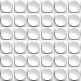 Textures   -   ARCHITECTURE   -   DECORATIVE PANELS   -   3D Wall panels   -  White panels - White interior 3D wall panel texture seamless 02959