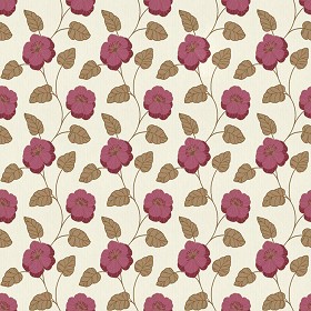 Textures   -   MATERIALS   -   WALLPAPER   -  Floral - Floral wallpaper texture seamless 11014