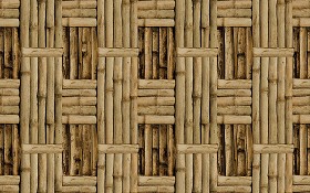 Textures   -   NATURE ELEMENTS   -  BAMBOO - Old bamboo fence texture seamless 12298