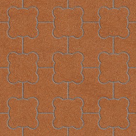 Textures   -   ARCHITECTURE   -   PAVING OUTDOOR   -   Terracotta   -  Blocks mixed - Paving cotto mixed size texture seamless 06599