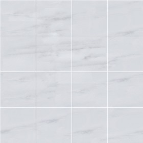 Textures   -   ARCHITECTURE   -   TILES INTERIOR   -   Marble tiles   -  White - Carrara colubraia marble floor tile texture seamless 14835