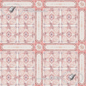 Textures   -   ARCHITECTURE   -   TILES INTERIOR   -   Ornate tiles   -  Geometric patterns - Ceramic floor tile geometric patterns texture seamless 18892