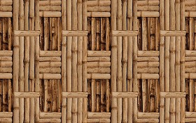 Textures   -   NATURE ELEMENTS   -  BAMBOO - Old bamboo fence texture seamless 12299