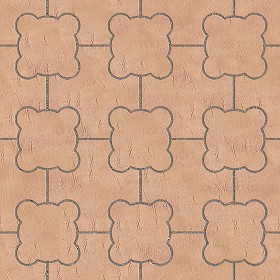 Textures   -   ARCHITECTURE   -   PAVING OUTDOOR   -   Terracotta   -  Blocks mixed - Paving cotto mixed size texture seamless 06600