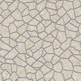Textures   -   ARCHITECTURE   -   PAVING OUTDOOR   -  Flagstone - Roman travertine paving flagstone texture seamless 05898