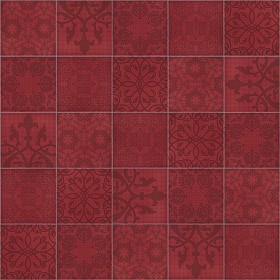 Textures   -   ARCHITECTURE   -   TILES INTERIOR   -   Ornate tiles   -  Patchwork - Patchwork tile texture seamless 16622
