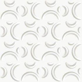 Textures   -   ARCHITECTURE   -   DECORATIVE PANELS   -   3D Wall panels   -  White panels - White interior 3D wall panel texture seamless 02962