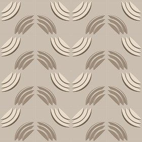 Textures   -   ARCHITECTURE   -   DECORATIVE PANELS   -   3D Wall panels   -  Mixed colors - Interior 3D wall panel texture seamless 02752