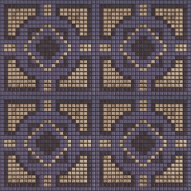 Textures   -   ARCHITECTURE   -   TILES INTERIOR   -   Mosaico   -   Classic format   -  Patterned - Mosaico patterned tiles texture seamless 15062