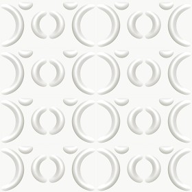 Textures   -   ARCHITECTURE   -   DECORATIVE PANELS   -   3D Wall panels   -  White panels - White interior 3D wall panel texture seamless 02964