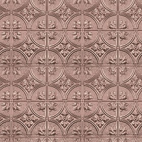 Textures   -   MATERIALS   -   METALS   -  Panels - Copper metal panel texture seamless 10428
