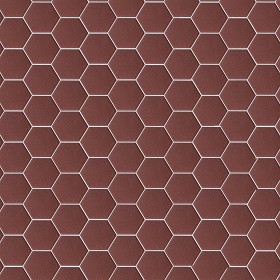 Textures   -   ARCHITECTURE   -   TILES INTERIOR   -  Terracotta tiles - Hexagonal terracotta tile texture seamless 16046