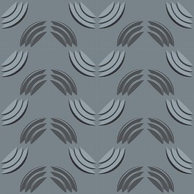 Textures   -   ARCHITECTURE   -   DECORATIVE PANELS   -   3D Wall panels   -  Mixed colors - Interior 3D wall panel texture seamless 02754
