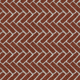 Textures   -   ARCHITECTURE   -   PAVING OUTDOOR   -   Concrete   -  Herringbone - Concrete paving herringbone outdoor texture seamless 05828