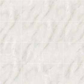 Textures   -   ARCHITECTURE   -   TILES INTERIOR   -   Marble tiles   -  White - Glistening white marble floor tile texture seamless 14840