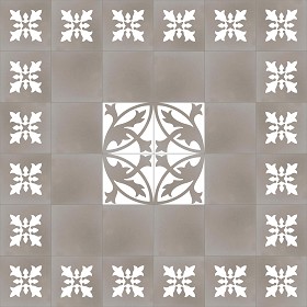 Textures   -   ARCHITECTURE   -   TILES INTERIOR   -   Cement - Encaustic   -  Encaustic - Traditional encaustic cement ornate tile texture seamless 13473