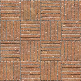 Textures   -   ARCHITECTURE   -   PAVING OUTDOOR   -   Terracotta   -  Blocks regular - Cotto paving outdoor regular blocks texture seamless 06677