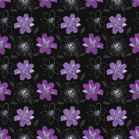 Textures   -   MATERIALS   -   WALLPAPER   -  Floral - Floral wallpaper texture seamless 11021