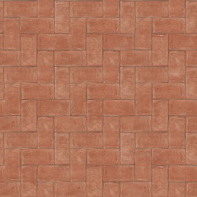 Textures   -   ARCHITECTURE   -   TILES INTERIOR   -  Terracotta tiles - Terracotta handmade tiles texture seamless 16048