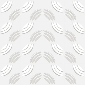 Textures   -   ARCHITECTURE   -   DECORATIVE PANELS   -   3D Wall panels   -  White panels - White interior 3D wall panel texture seamless 02967
